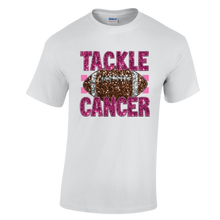 Load image into Gallery viewer, Sequin Tackle Cancer Tee
