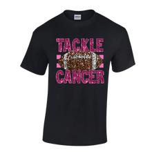 Load image into Gallery viewer, Sequin Tackle Cancer Tee
