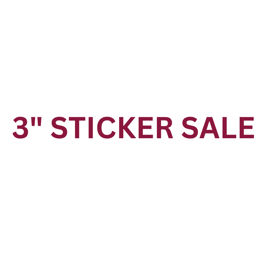 250 3” stickers for $99