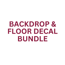 Load image into Gallery viewer, Backdrop &amp; Floor Decal Bundle Sale
